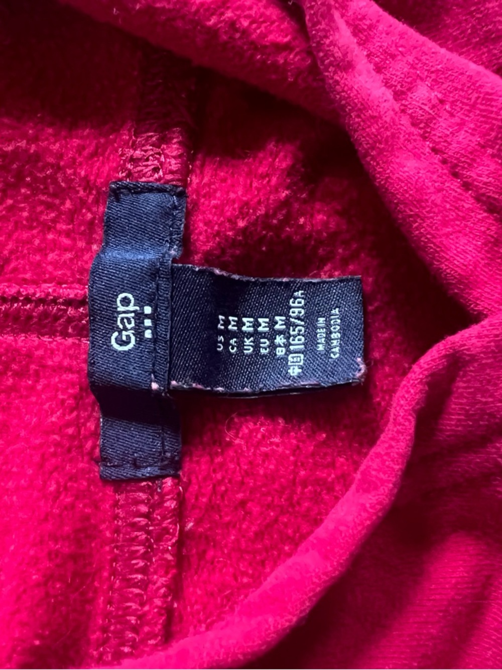 ❄️☃️ 2 GAP Logo Hooded Sweatshirts - Hot Pink/Black - Picture 5 of 10